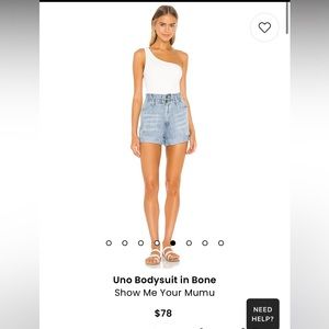 Uno Bodysuit - Show Me Your MuMu - White